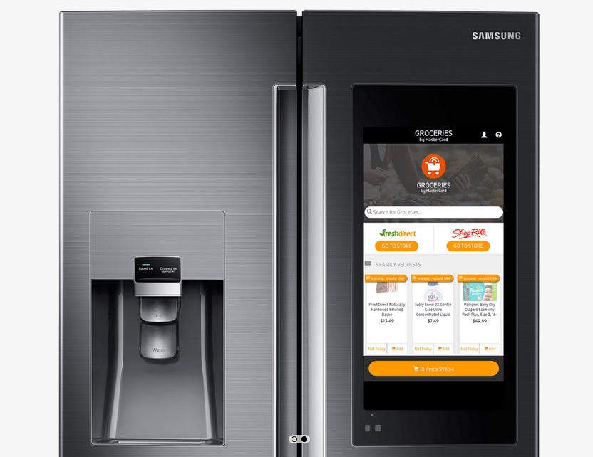 Commandez en ligne via votre frigo