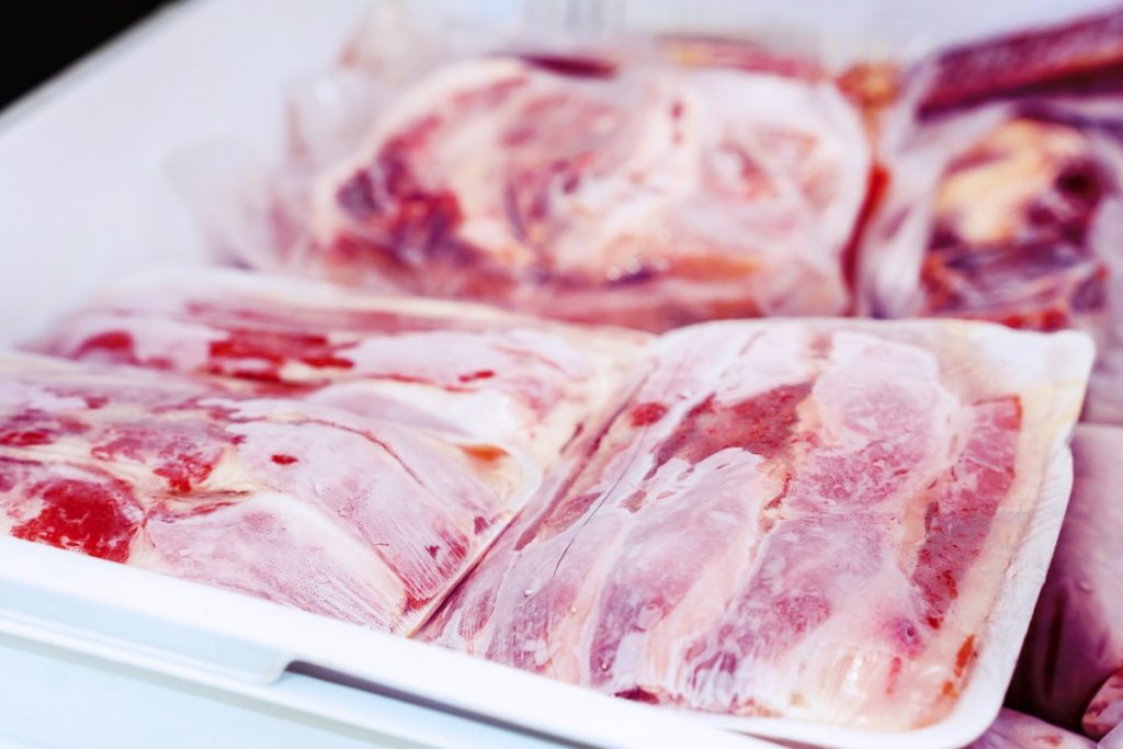 Viande congelée