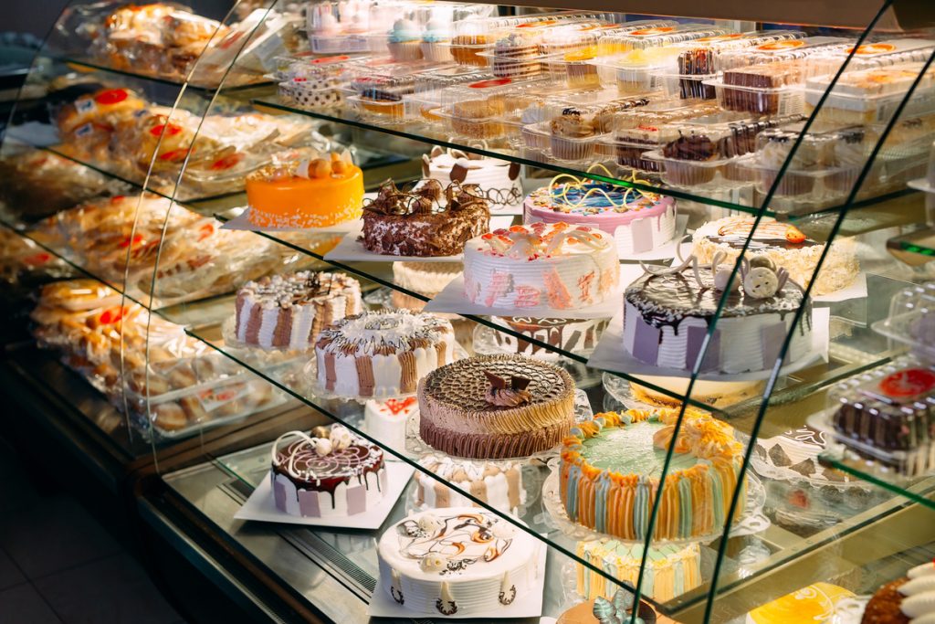vitrine pâtisserie