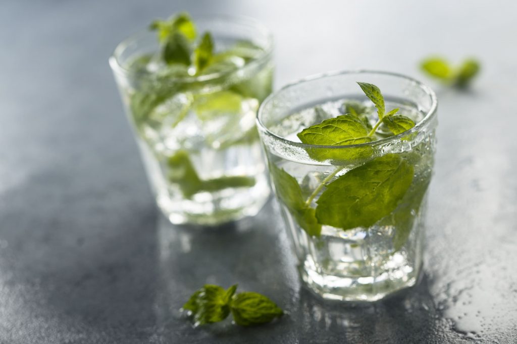  granité à la menthe