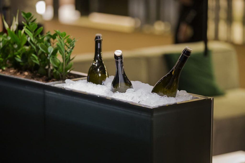 stockage à glaçons pour bar