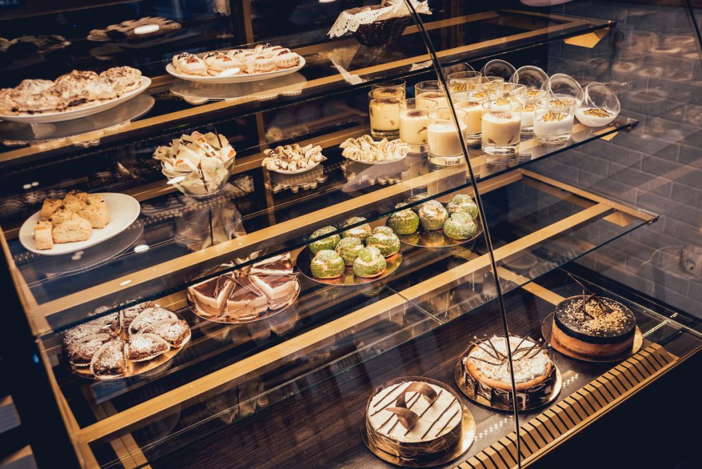 vitrine à patisserie
