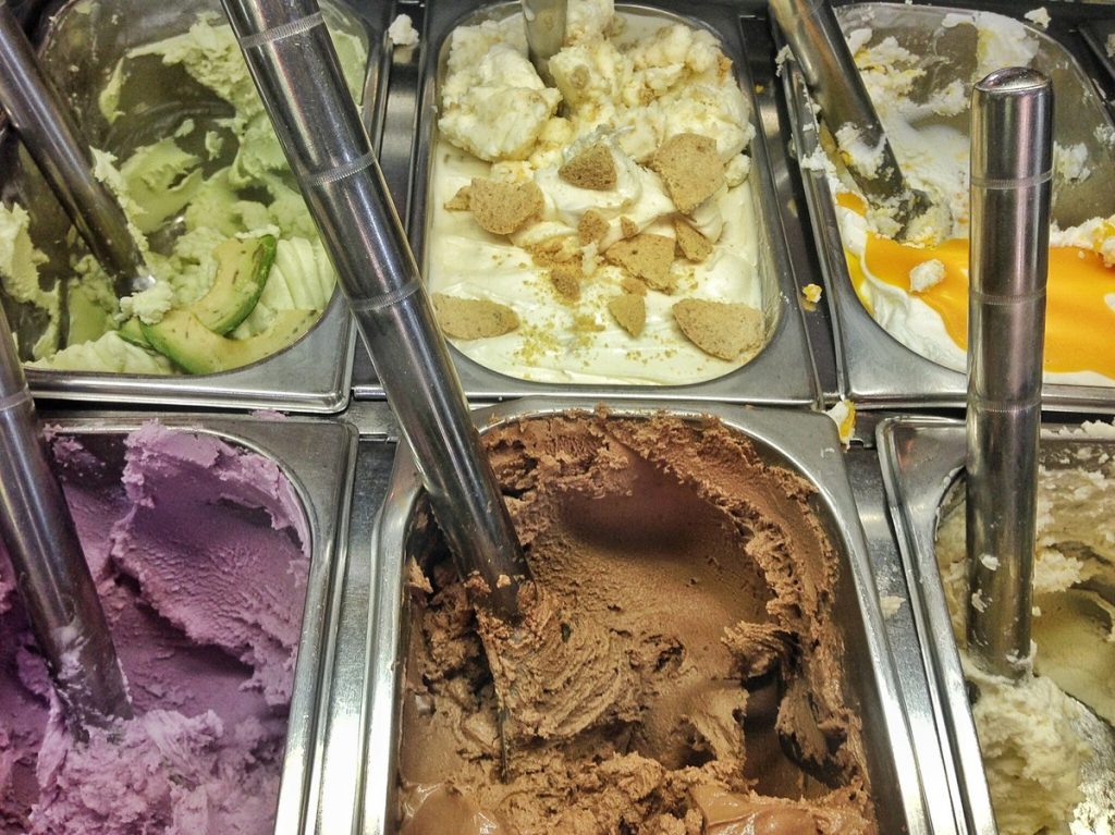 glace à la vanille