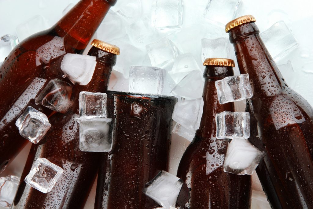 glaçons avec boissons