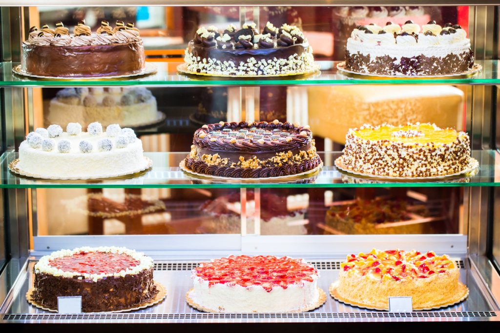 vitrine à patisserie
