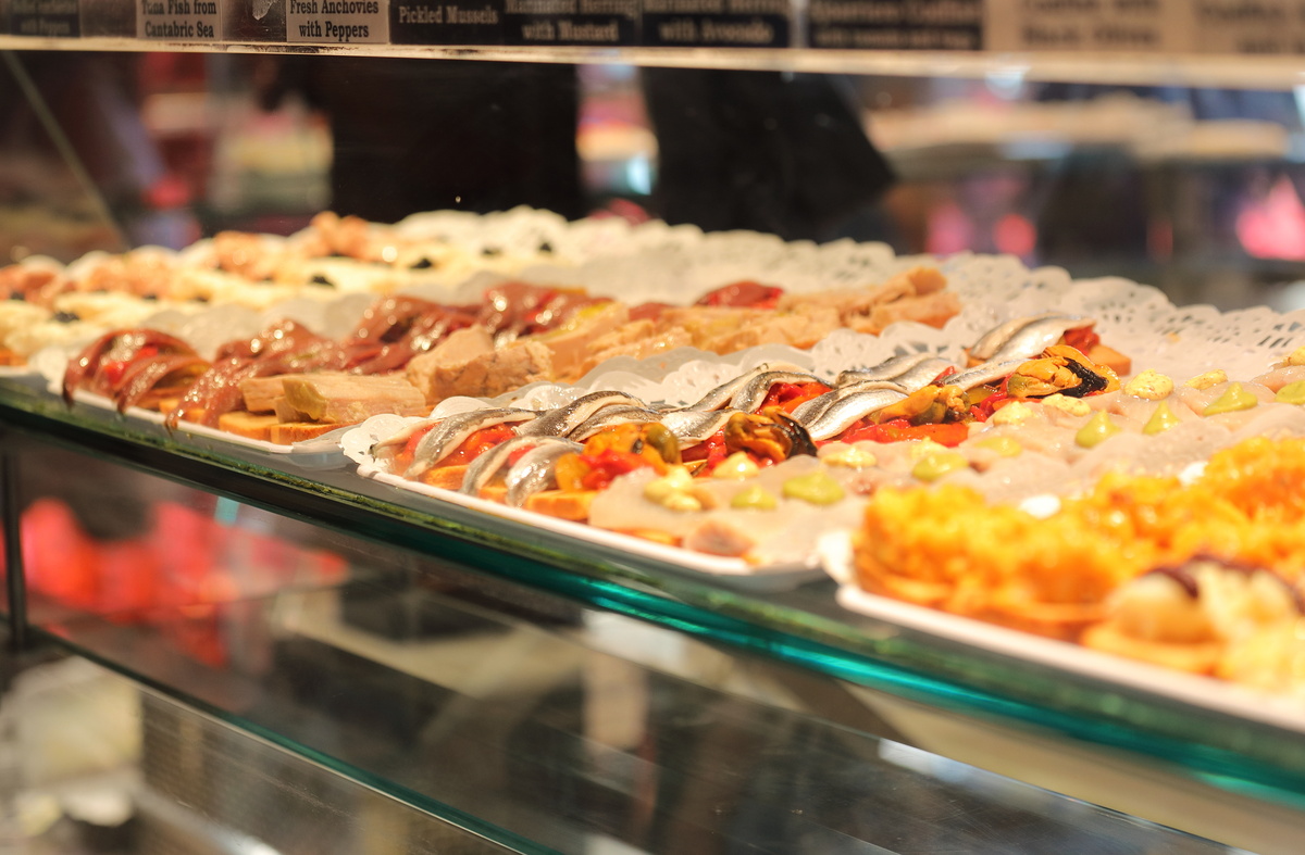 vitrine à tapas