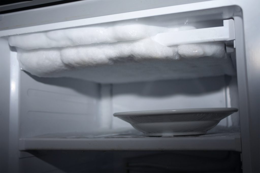 givré d'un frigo