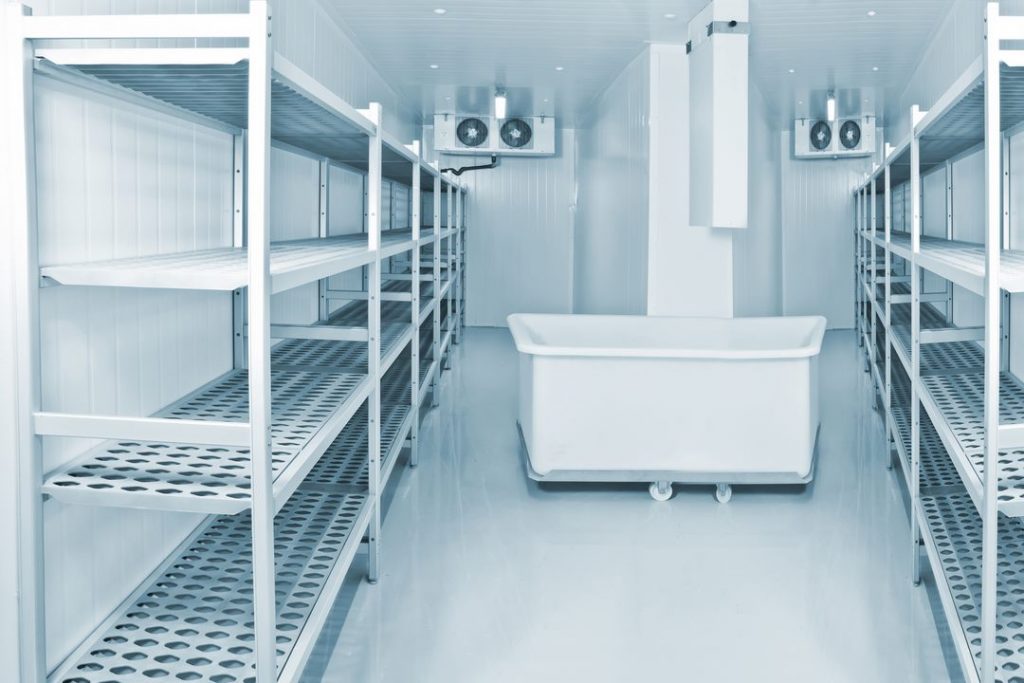 ventilation d’une chambre froide