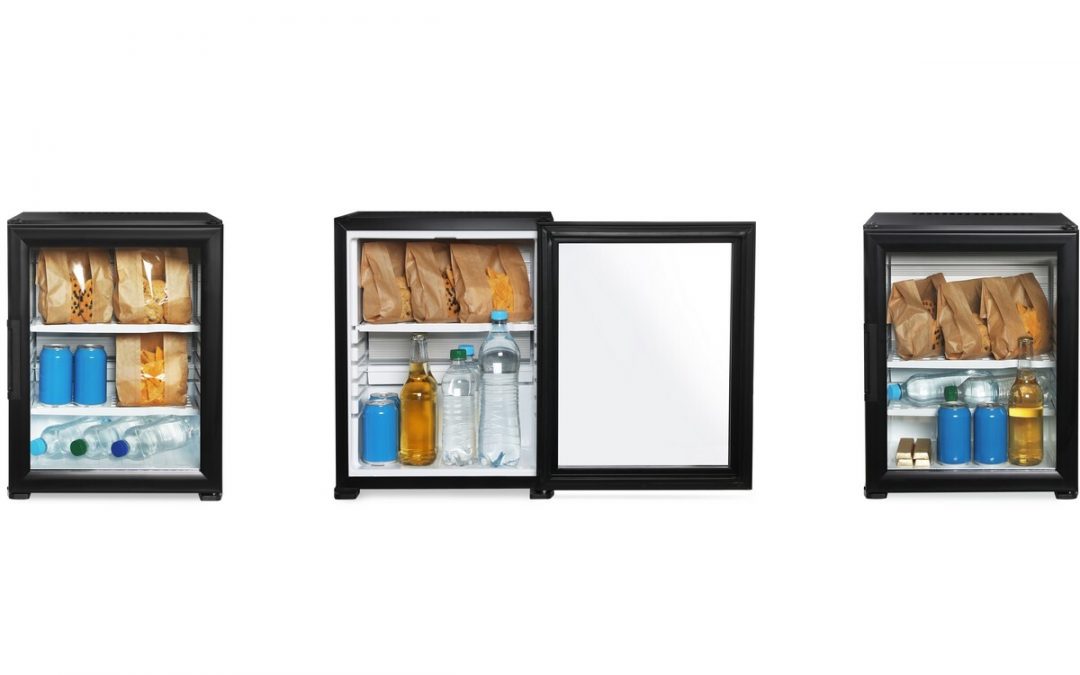 Le frigo bar 1 porte LED : Performant qui s&rsquo;adapte aux petits espaces