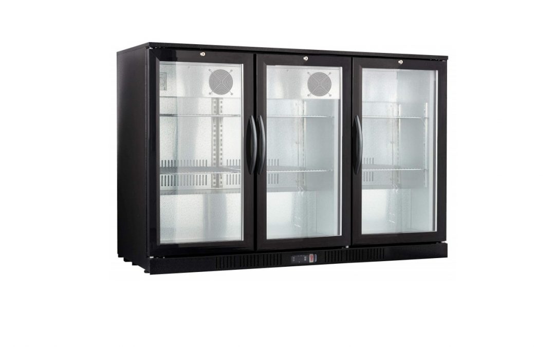 Arrière bar réfrigéré 3 portes vitrées Iceshop : Le réfrigérateur de bar professionnel